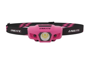 Спортивный налобный фонарь Unilite SPORT-H1 PINK розовый корпус, 175 Lm, 1xAA, IPX6